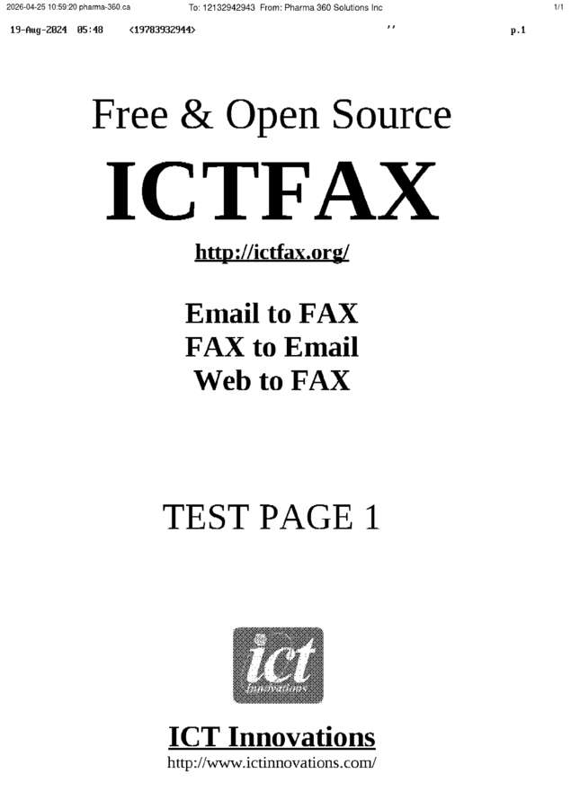 fax page