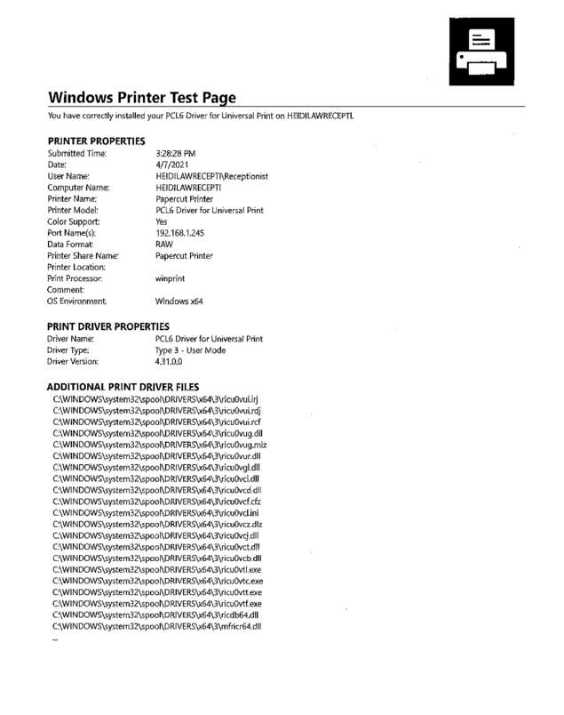 fax page