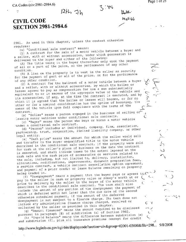 Fax page