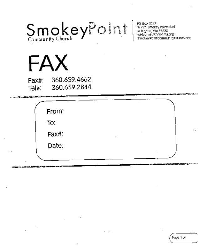 Fax page