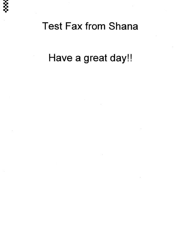 fax page