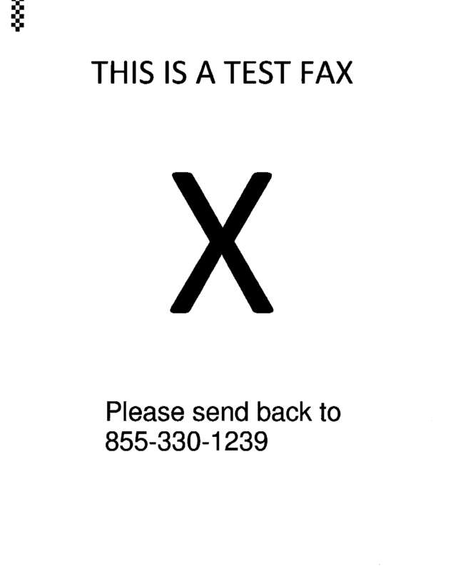 fax page