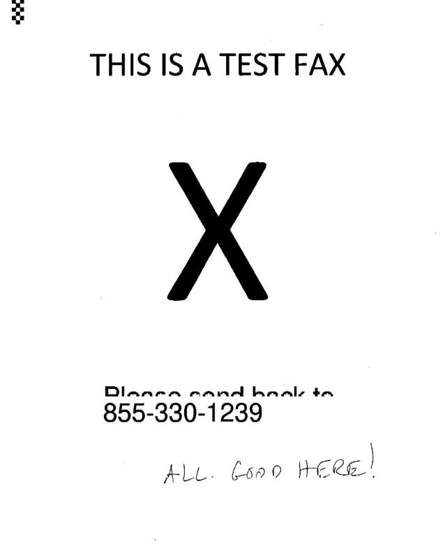 fax page