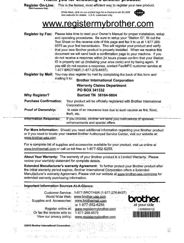 Fax page