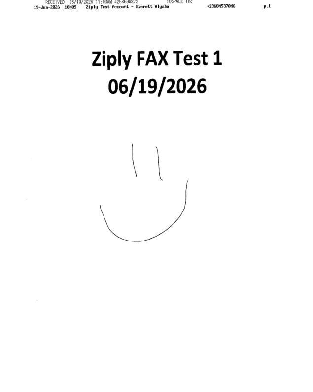 fax page