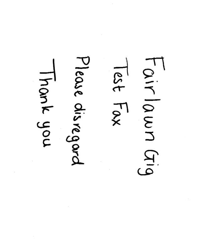 fax page