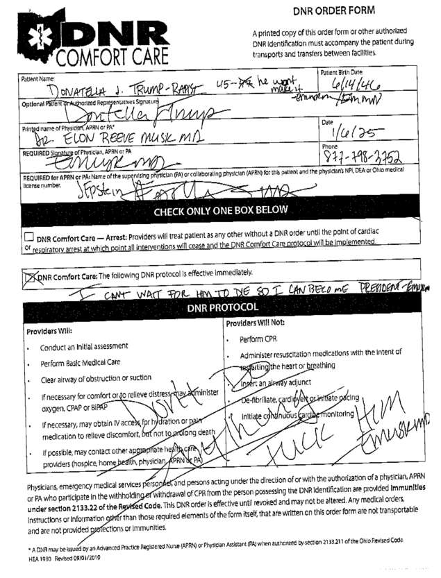 Fax page