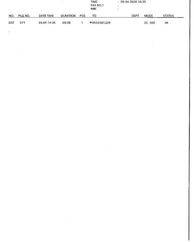 fax page