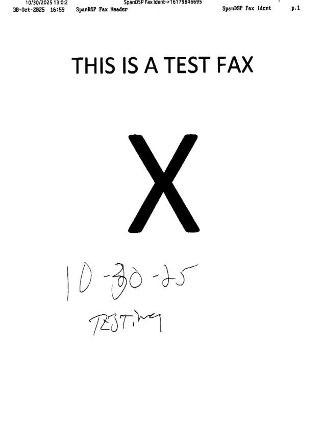 fax page