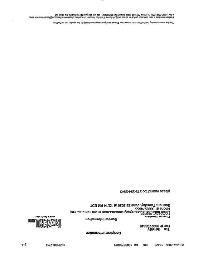 fax page