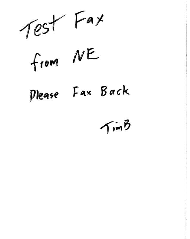 fax page