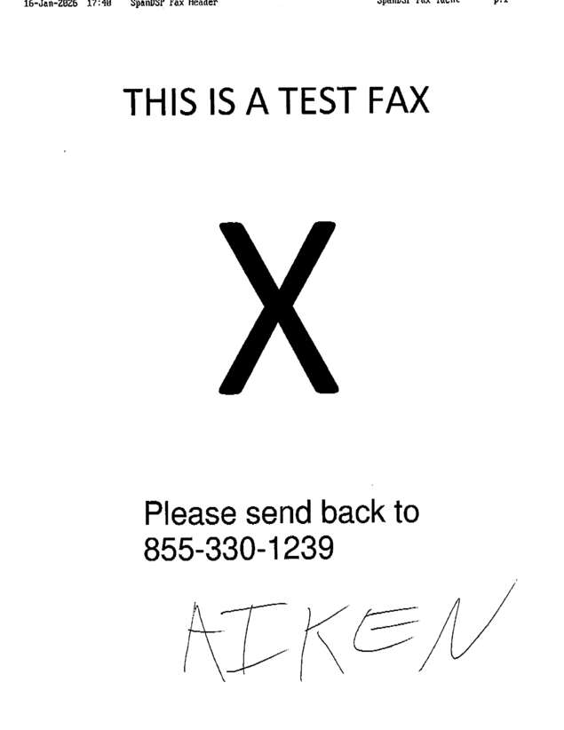 fax page