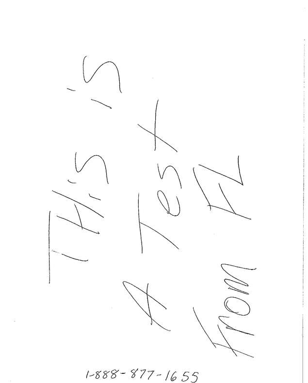 Fax page