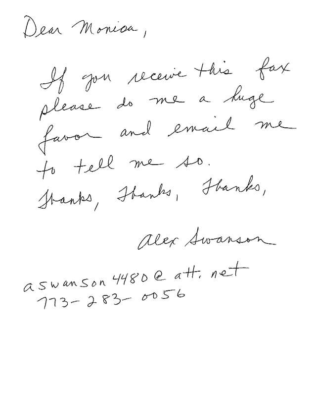 Fax page