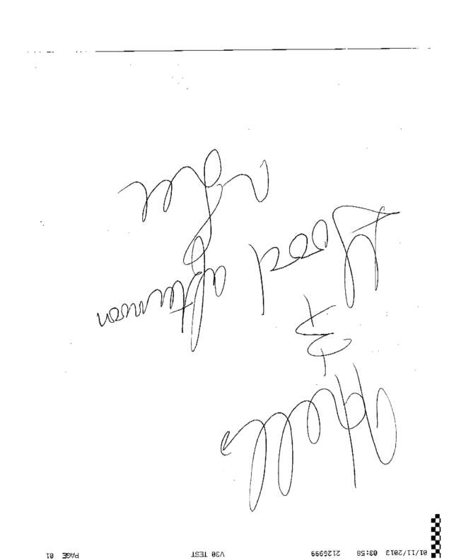 Fax page