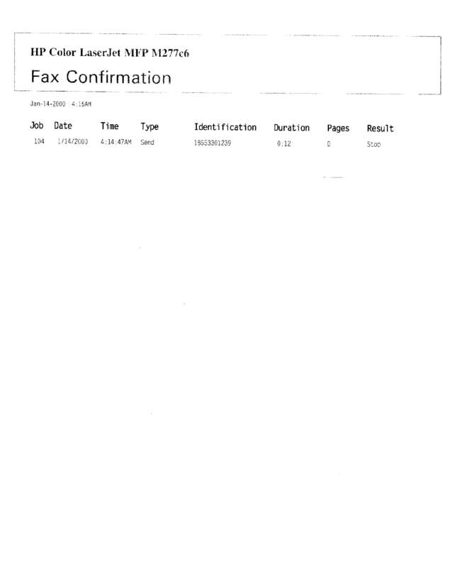 fax page
