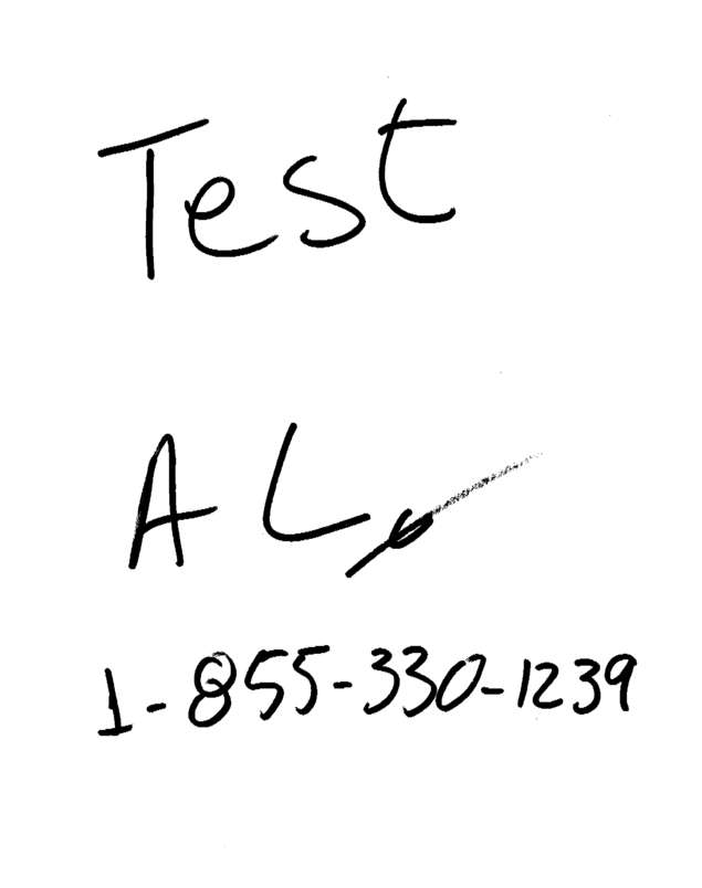 Fax page