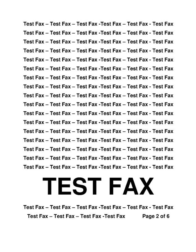 fax page