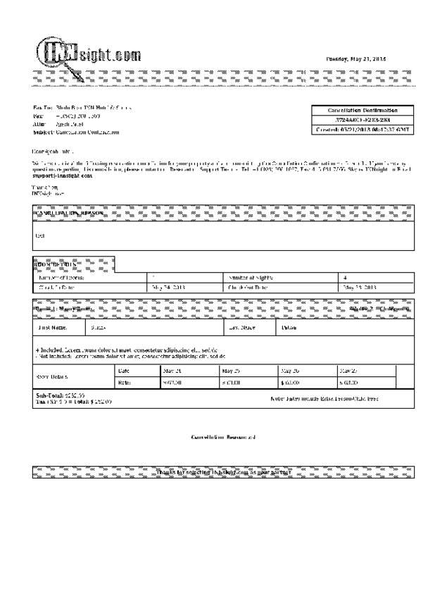 Fax page