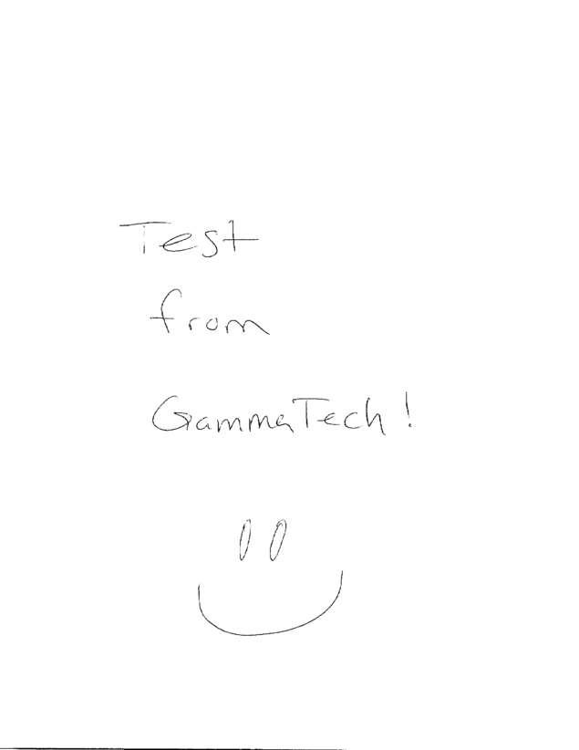Fax page