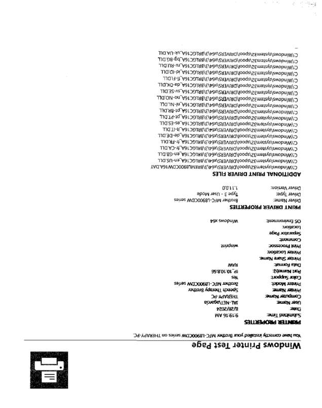 Fax page