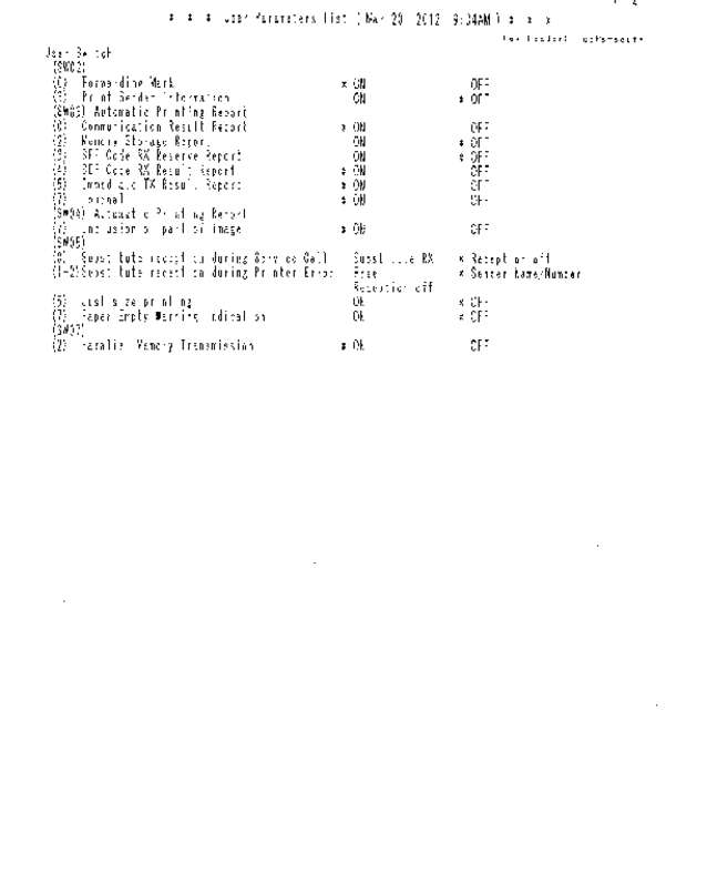 Fax page