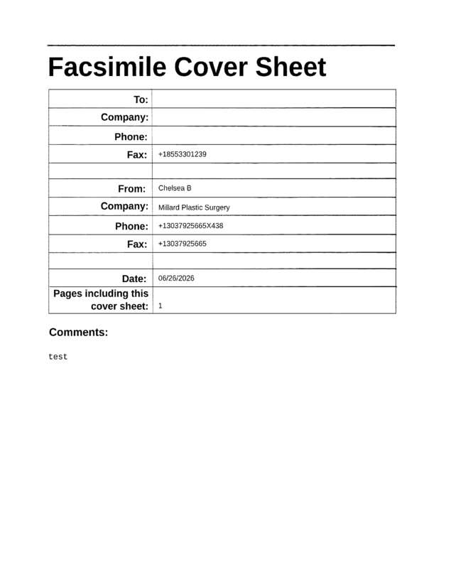 fax page