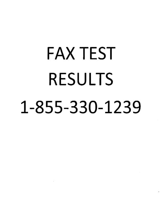 fax page