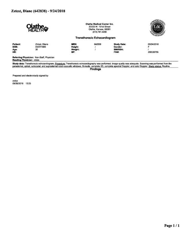 Fax page