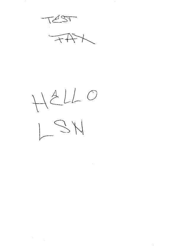 Fax page