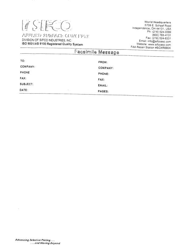 Fax page