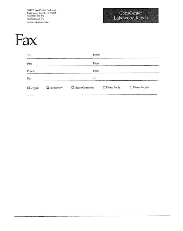 fax page