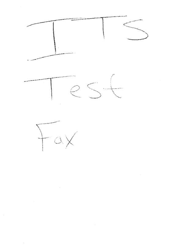 Fax page