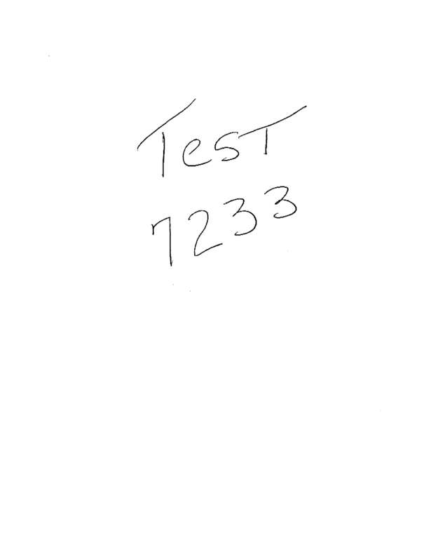 Fax page