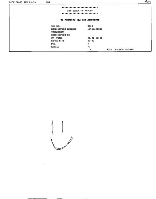 Fax page