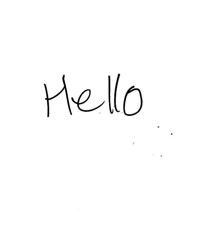 Fax page