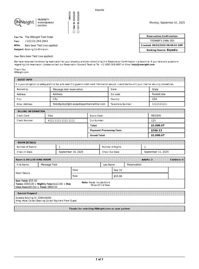 fax page