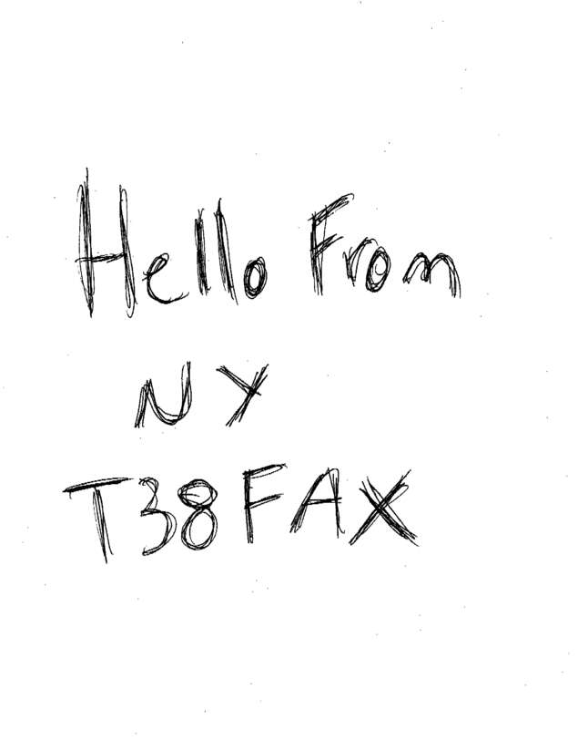 Fax page
