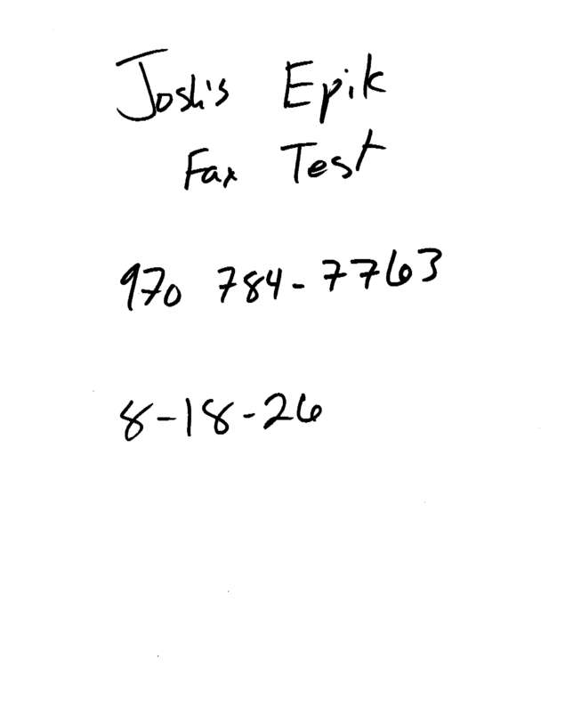 fax page