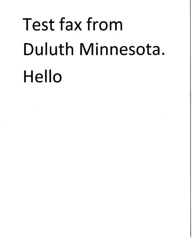 fax page