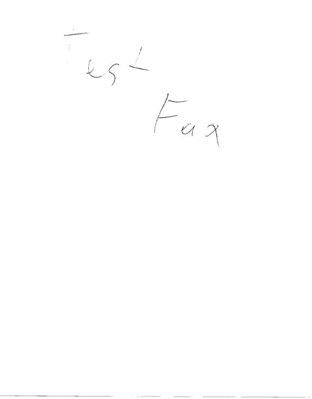 Fax page