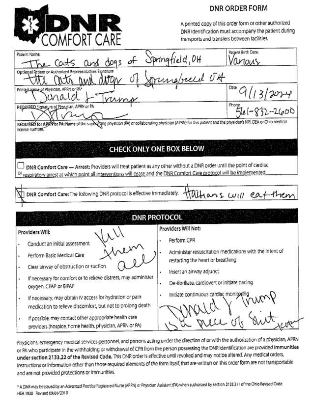 Fax page