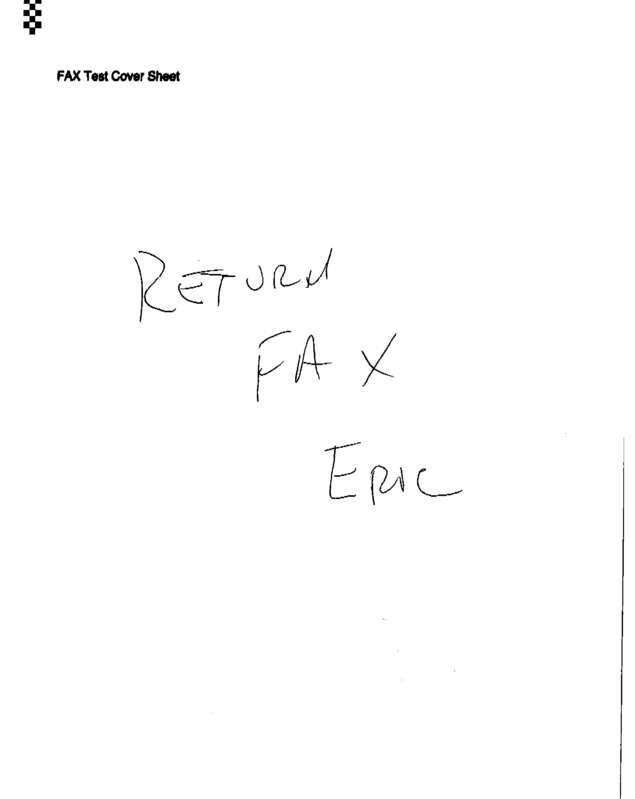 Fax page