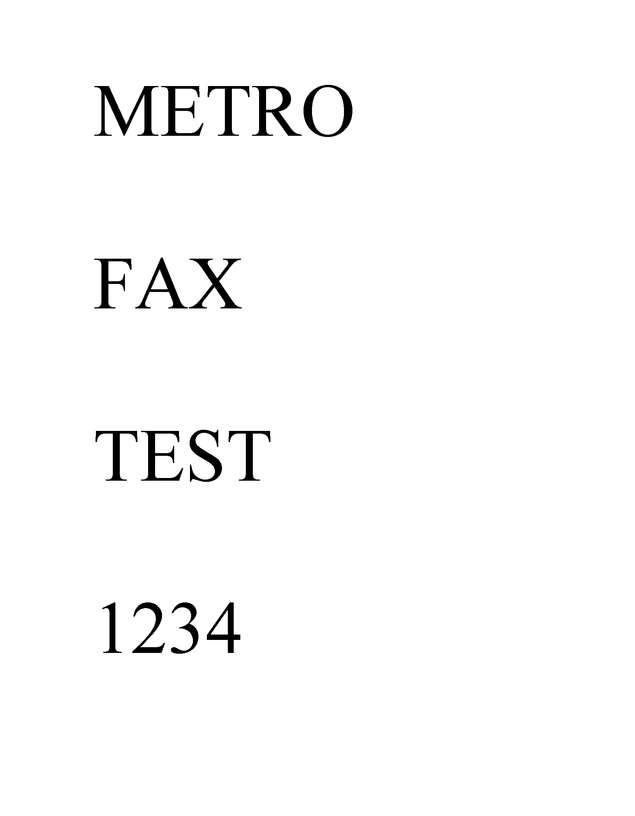 Fax page