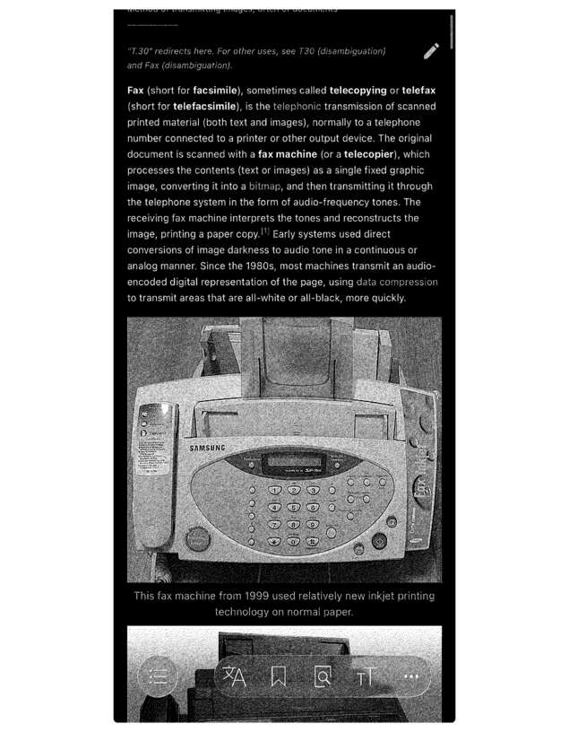 fax page