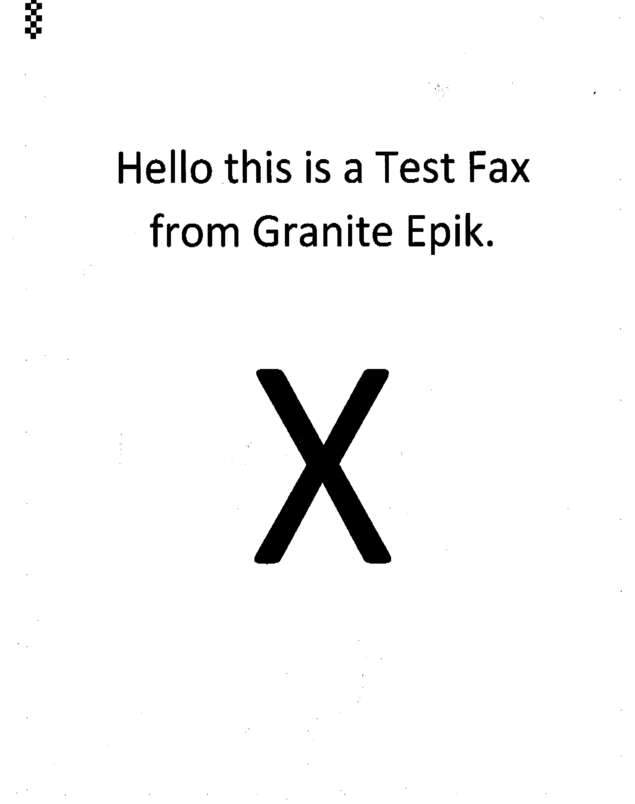 fax page