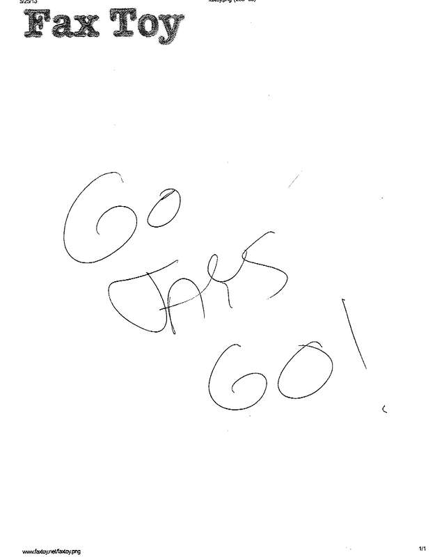 Fax page