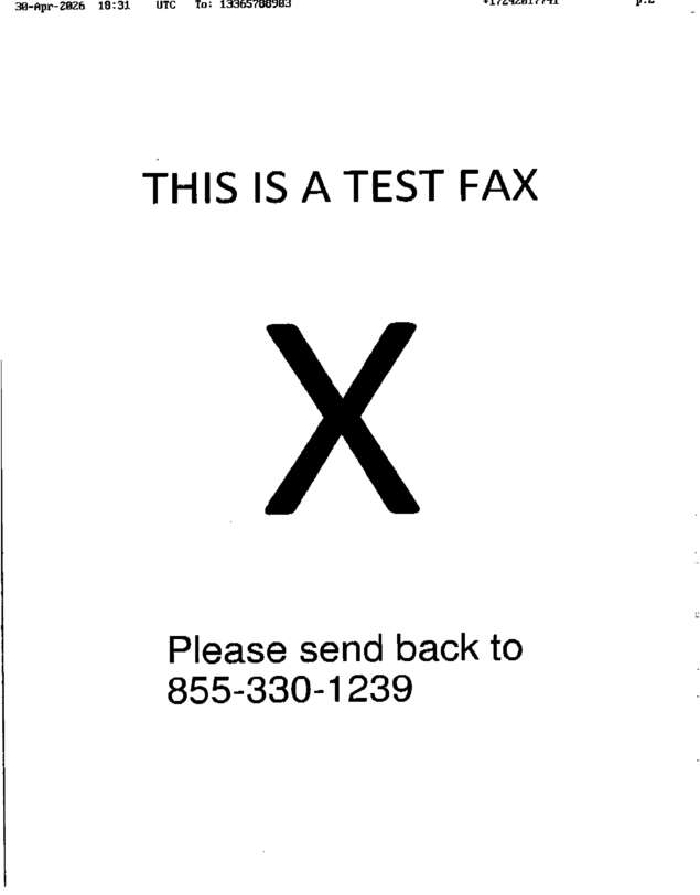fax page
