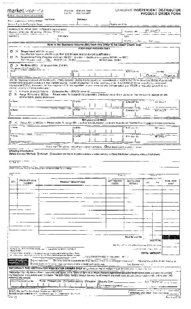 Fax page