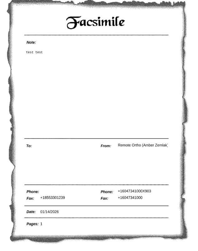 fax page
